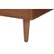 Baxton Studio Garron Mid-Century Modern Grey Fabric and Walnut Brown Wood King Size Platform Bed 246-12645-9816-ZORO - alternate 8